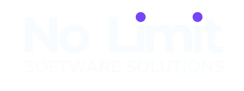white no limit software solution logo